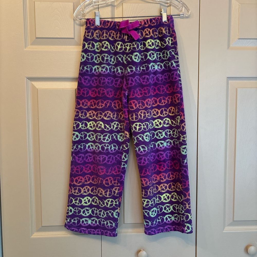 Girls fuzzy pajama pants